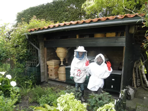 Honingoogsten met Jan en Leonard 2015