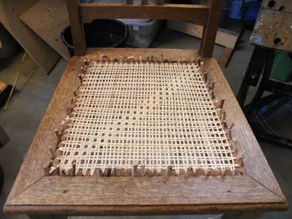 Stoel matten met Rotan, 5de slag